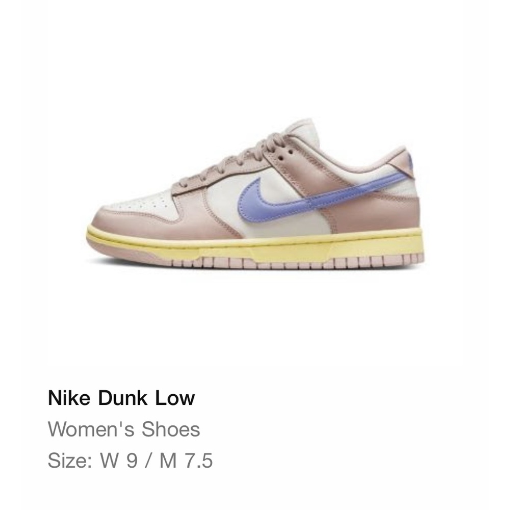 Pastel Nike dunks, brand new never worn. Nike sent me two pairs by mistake.